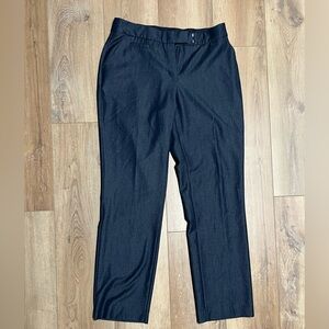 Investments Navy Blue Dress Pants Straight Leg Trousers 8R